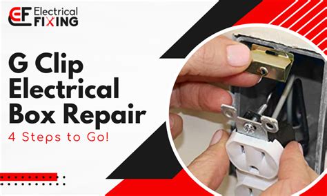 g-clip electrical box repair ace hardware|plastic box repair clips.